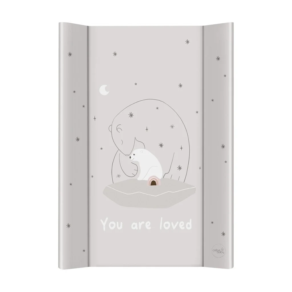 Ceba BABY Podložka přebalovací 2-hranná s pevnou deskou (50x70) Basic Polar Bears