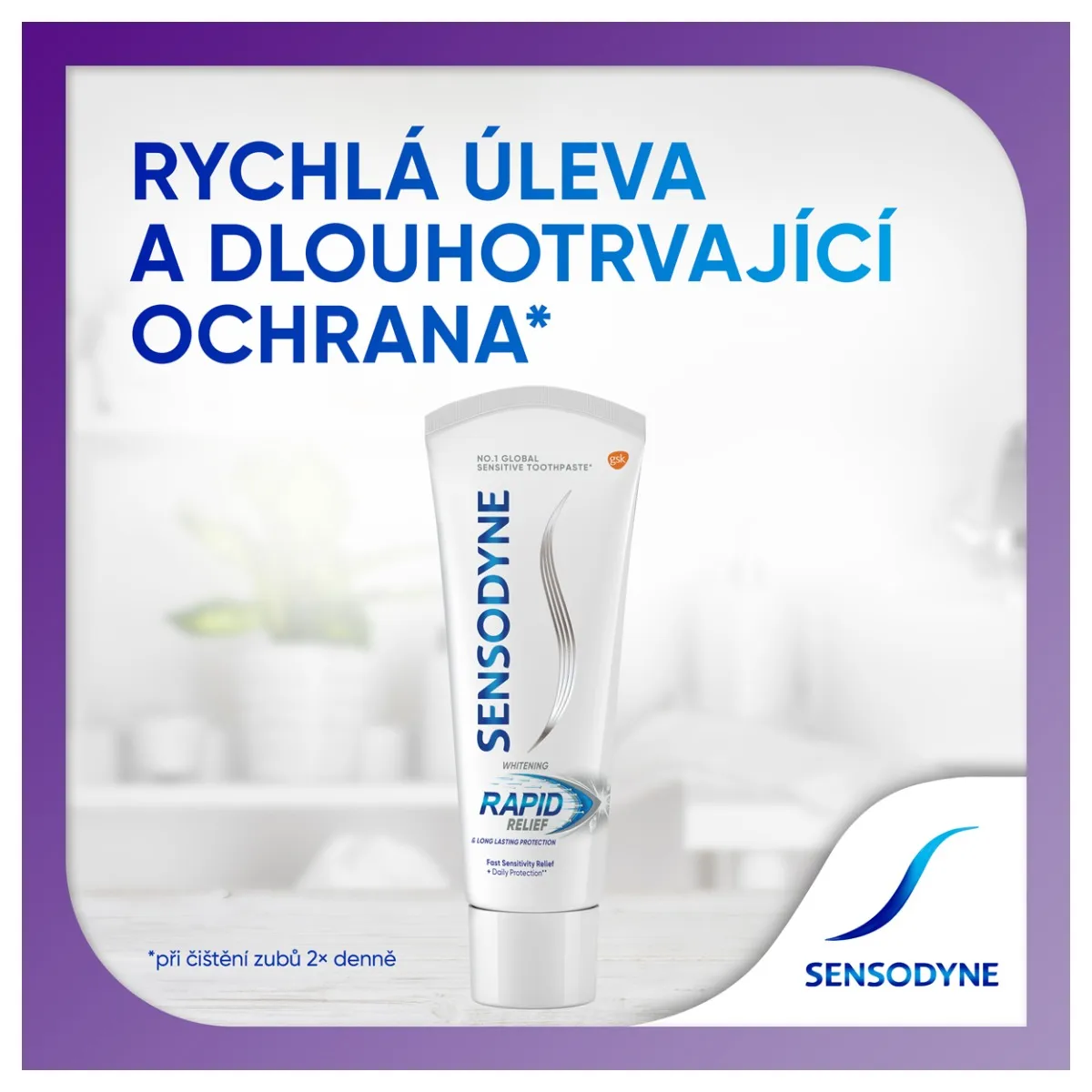 Sensodyne Rapid Relief Whitening zubní pasta 75 ml