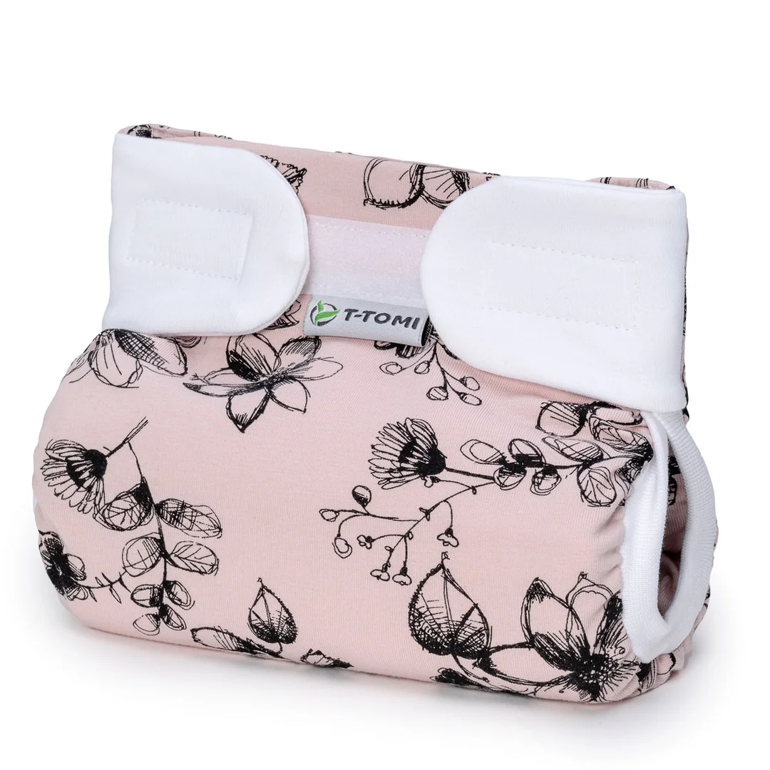 T-tomi Ortopedické abdukční kalhotky - suchý zip Flowers (5-9kg)