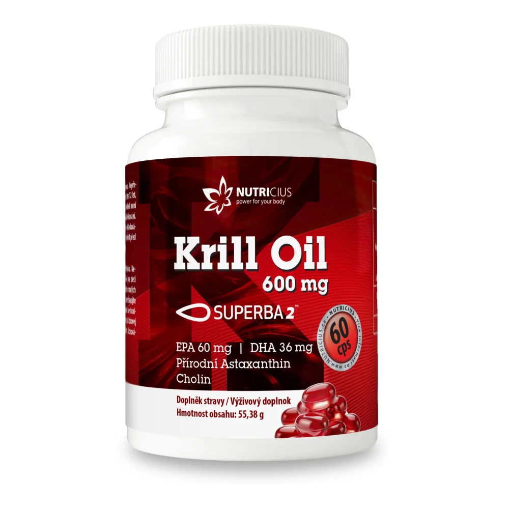 Nutricius Krill oil 600 mg Superba2 60 kapslí