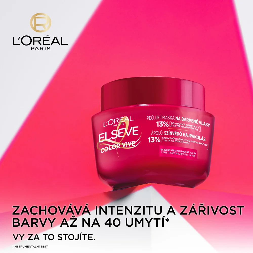 Loréal Paris Elseve Color Vive maska na barvené vlasy 300 ml