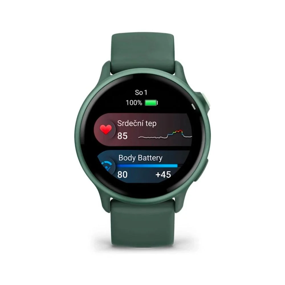 Garmin Vívoactive 6 chytré hodinky Metallic Jasper Green