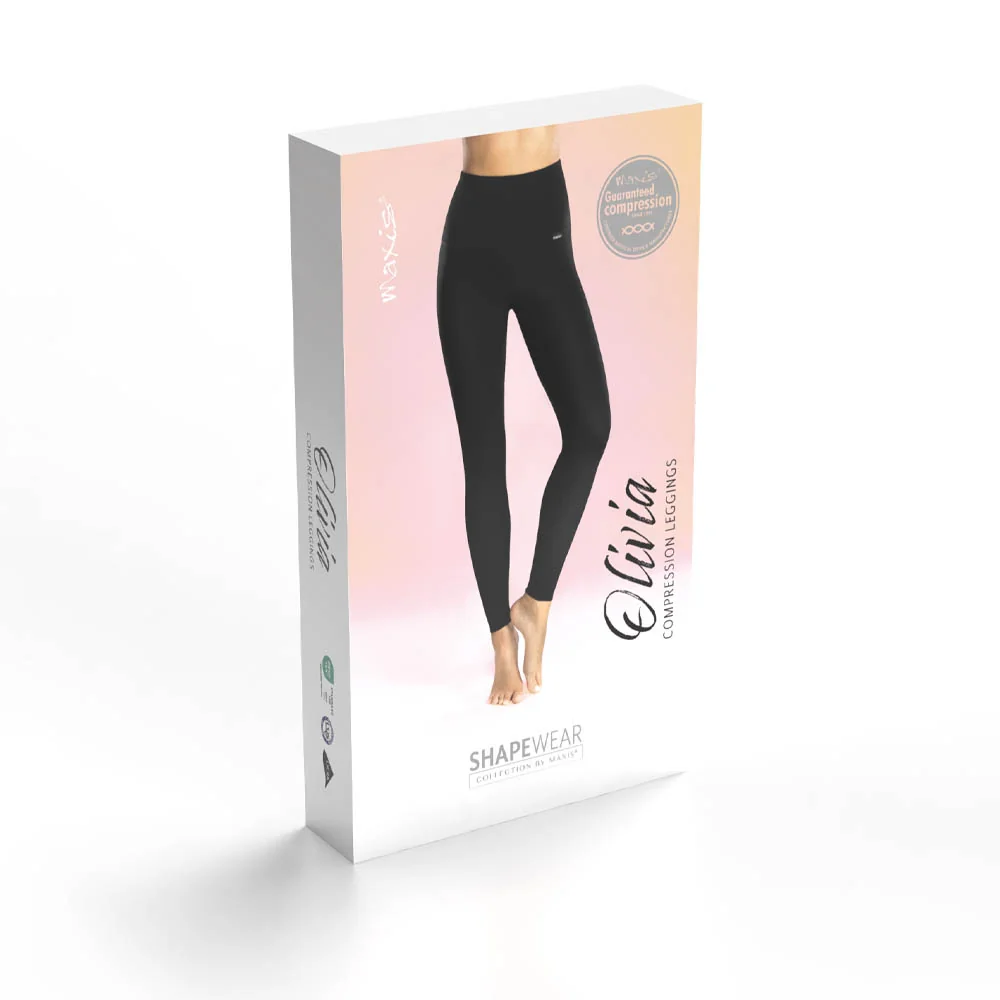 MAXIS SHAPEWEAR Olivia kompresní legíny vel. XXL 1 ks tmavě šedá