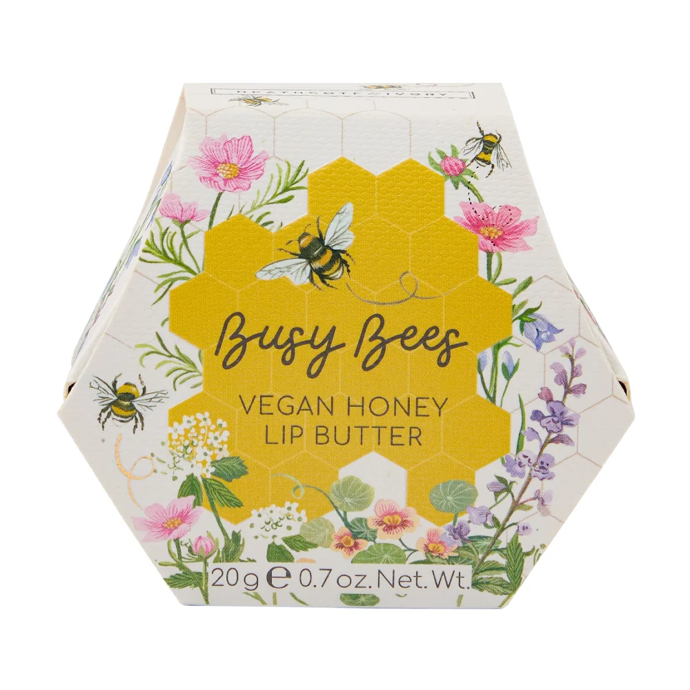 Heathcote & Ivory Busy Bees Máslo na rty Med 20 g