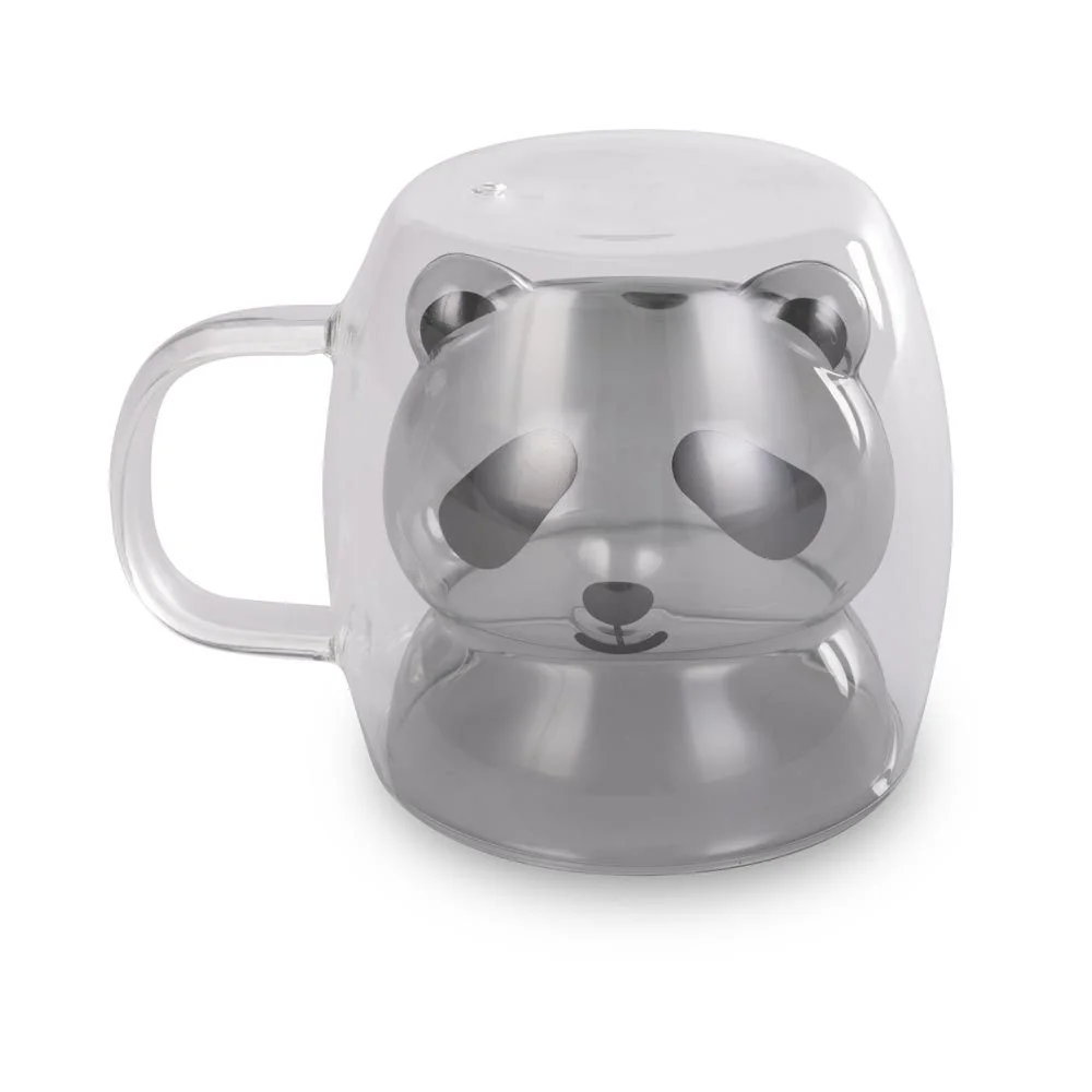 LAMART LT9126 Vaso sklenice bear 230 ml 2 ks černé