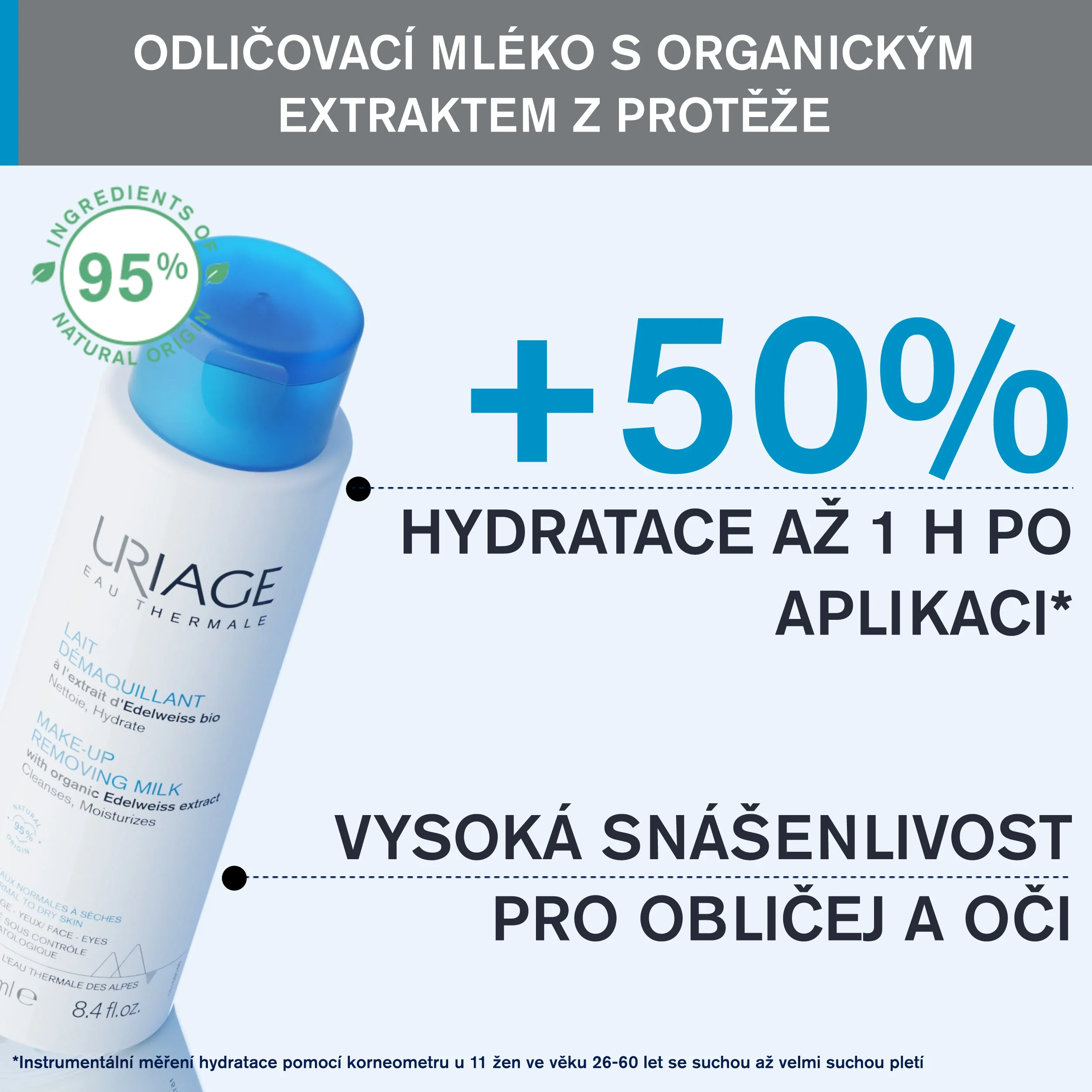 Uriage Odličovací mléko 250 ml