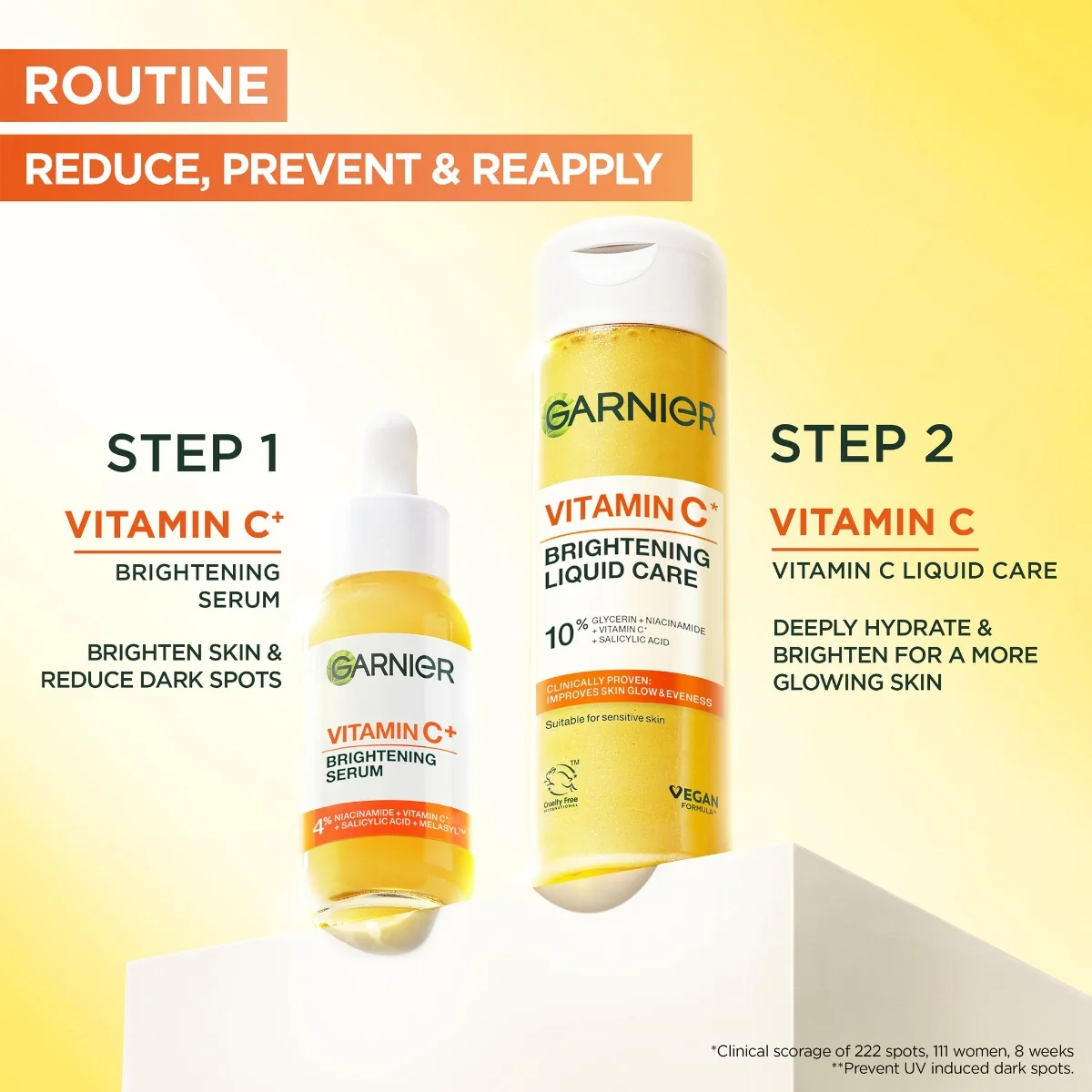 Garnier Vitamin C rozjasňující esence 120 ml