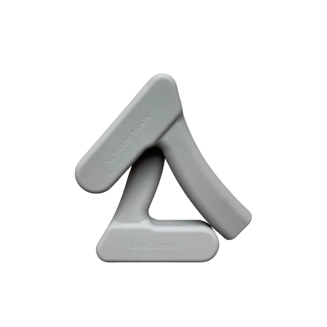 SharpShape Silikonové činky "7" 2X1 kg béžová moonstone