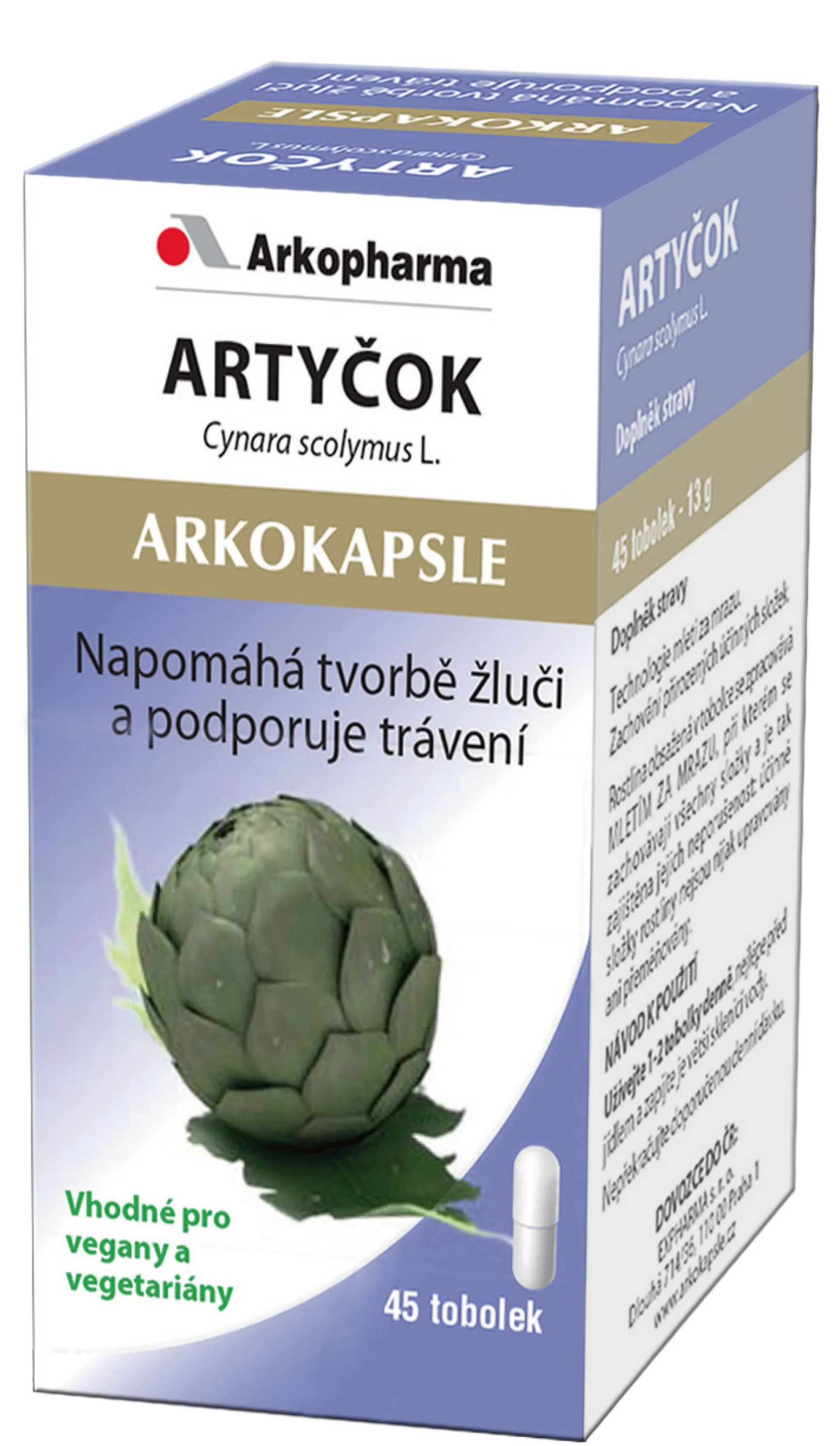 ARKOPHARMA Artyčok 45 kapslí