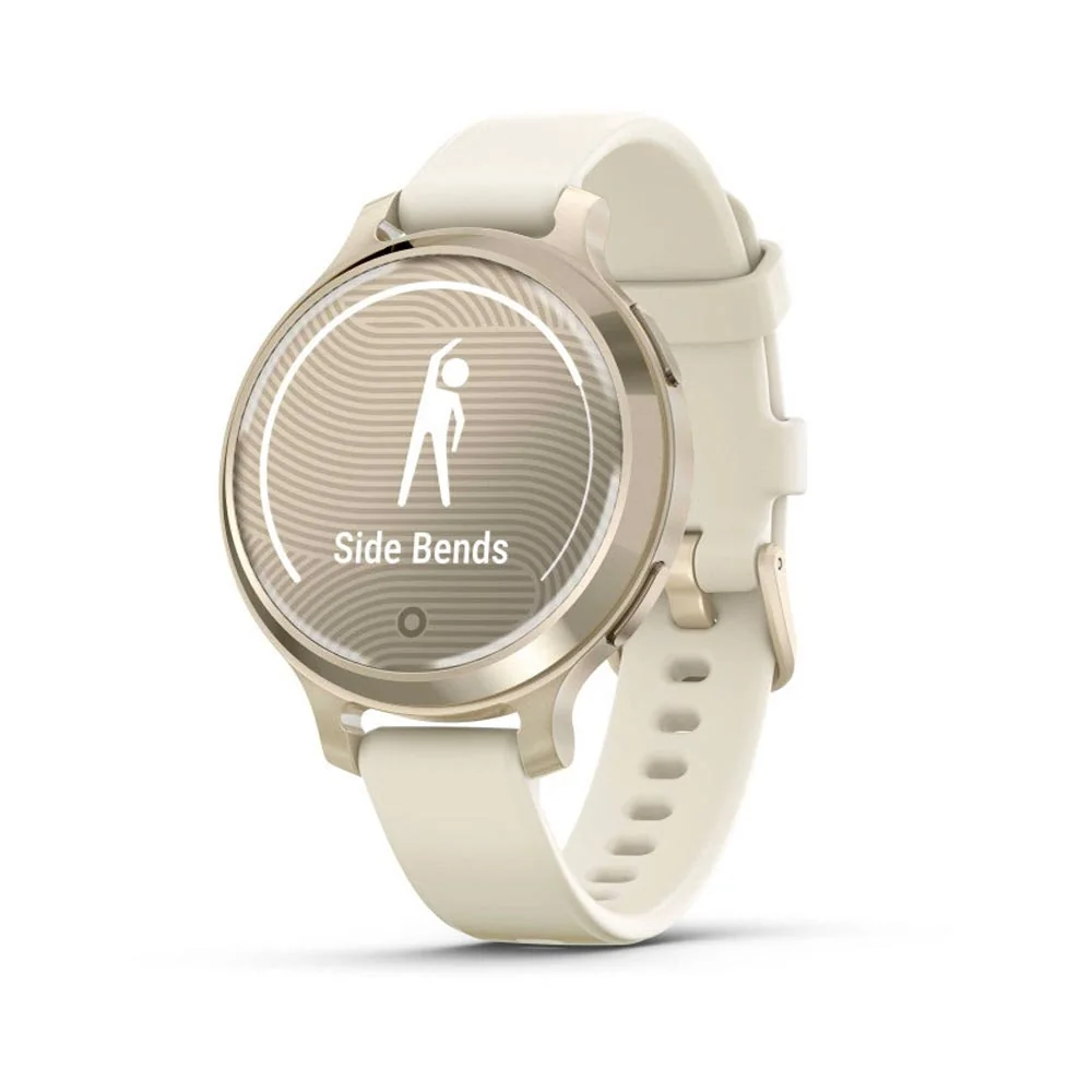 Garmin Lily 2 Active Silicone Band chytré hodinky Lunar Gold/Bone
