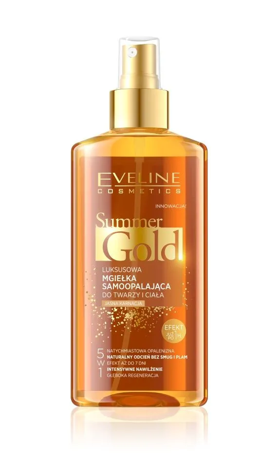 Eveline Summer Gold samoopalovací olej na světlou pleť 150 ml