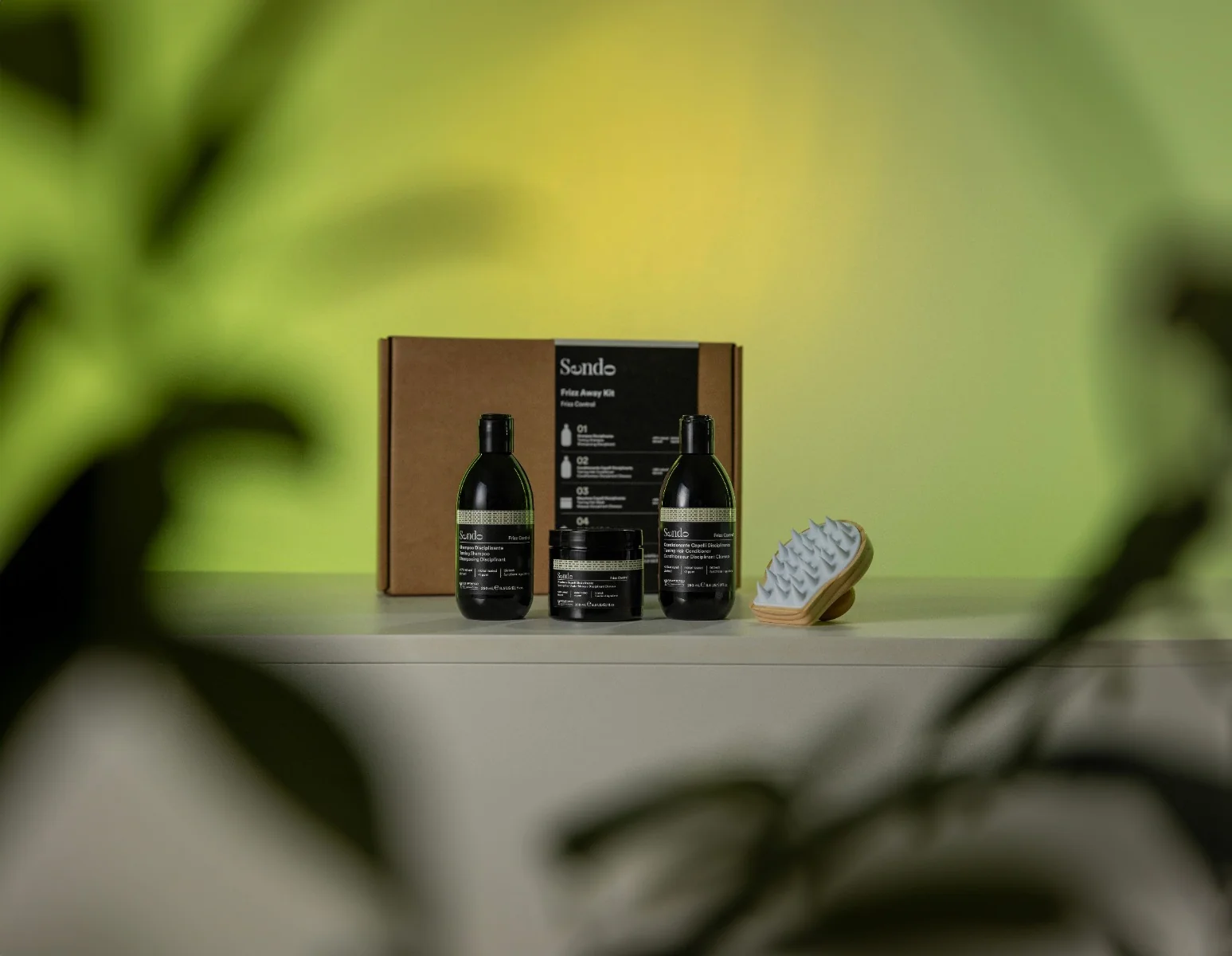 Sendo Frizz Away Kit sada na vlasy proti krepatění 4 ks