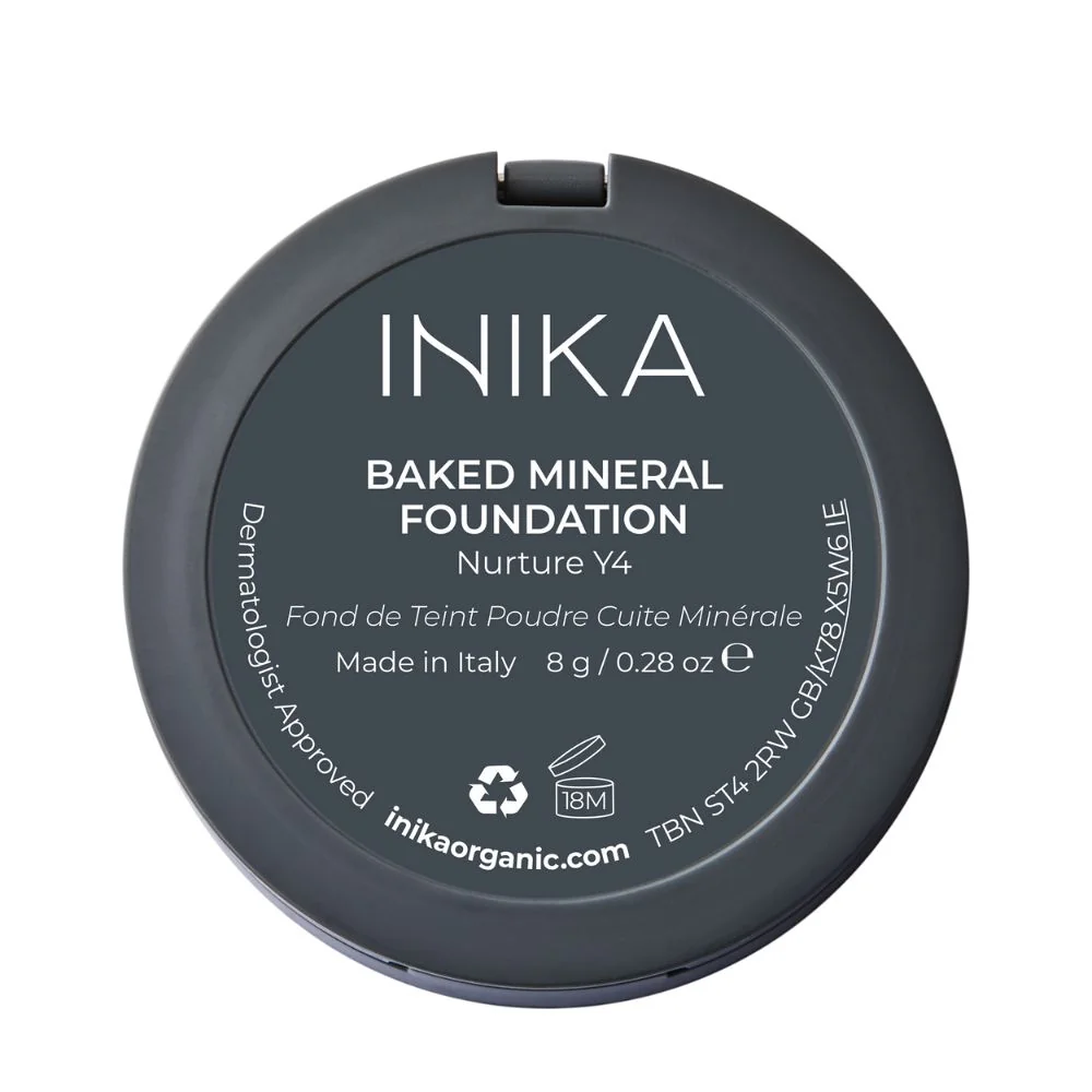 Inika Organic Přírodní zapečený minerální pudrový make-up Nurture 8 g