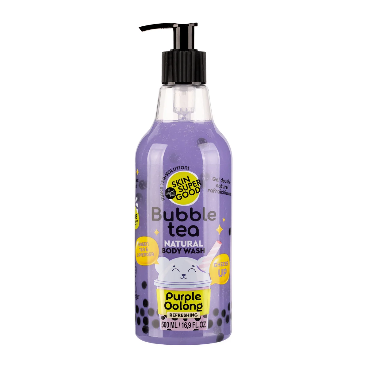 Organic Shop Bubble Tea Osvěžující sprchový gel Purple Oolong 500 ml