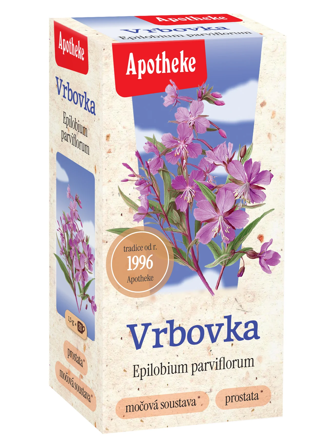 Apotheke Vrbovka malokvětá čaj nálevové sáčky 20x1,5 g