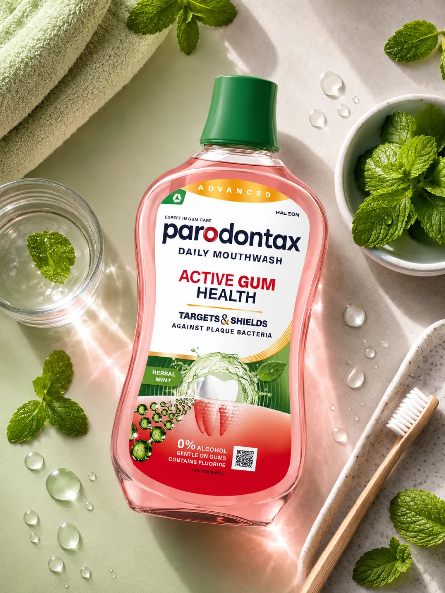 Parodontax Active Gum Health Herbal Mint ústní voda 500 ml