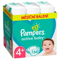 Pampers Active Baby vel. 4+ Monthly Pack 10-15 kg