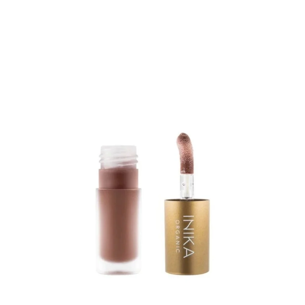 Inika Organic Tónovaný olej na rty s kolagenem a skvalanem Cinnamon 5 ml