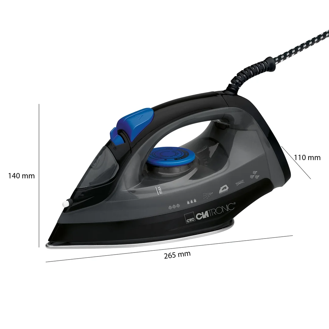 CLATRONIC DB 3703 napařovací žehlička 7 funkcí