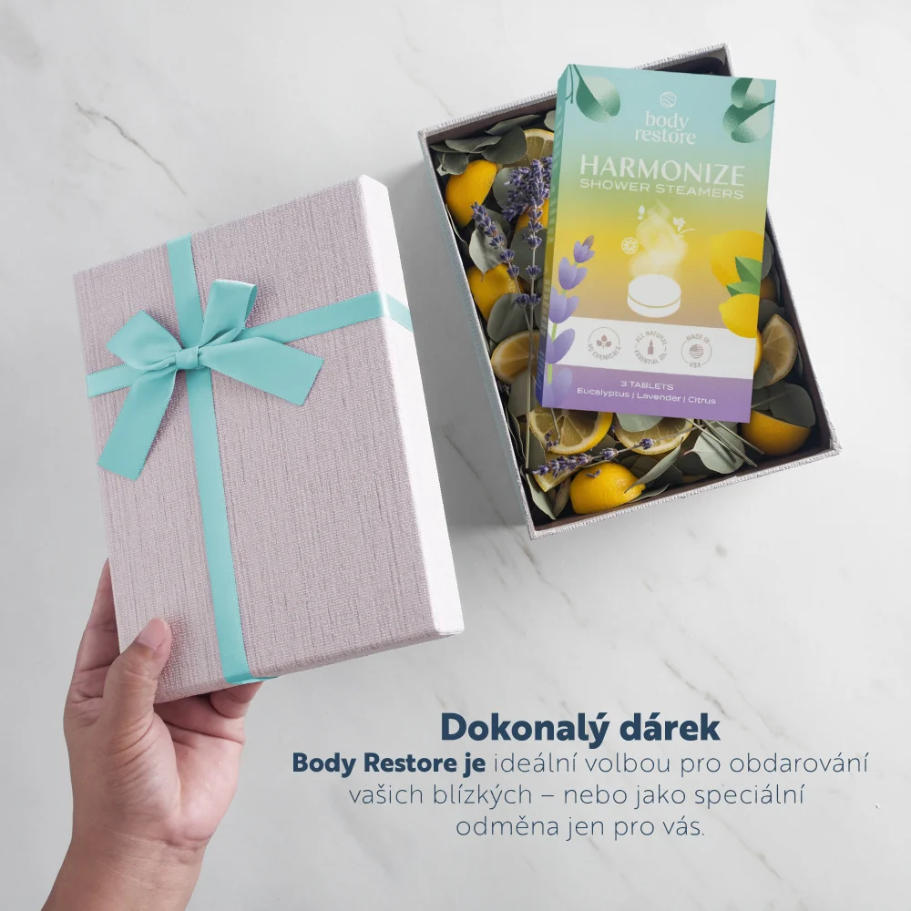 Body Restore Aromatické tablety do sprchy harmonize 3 ks