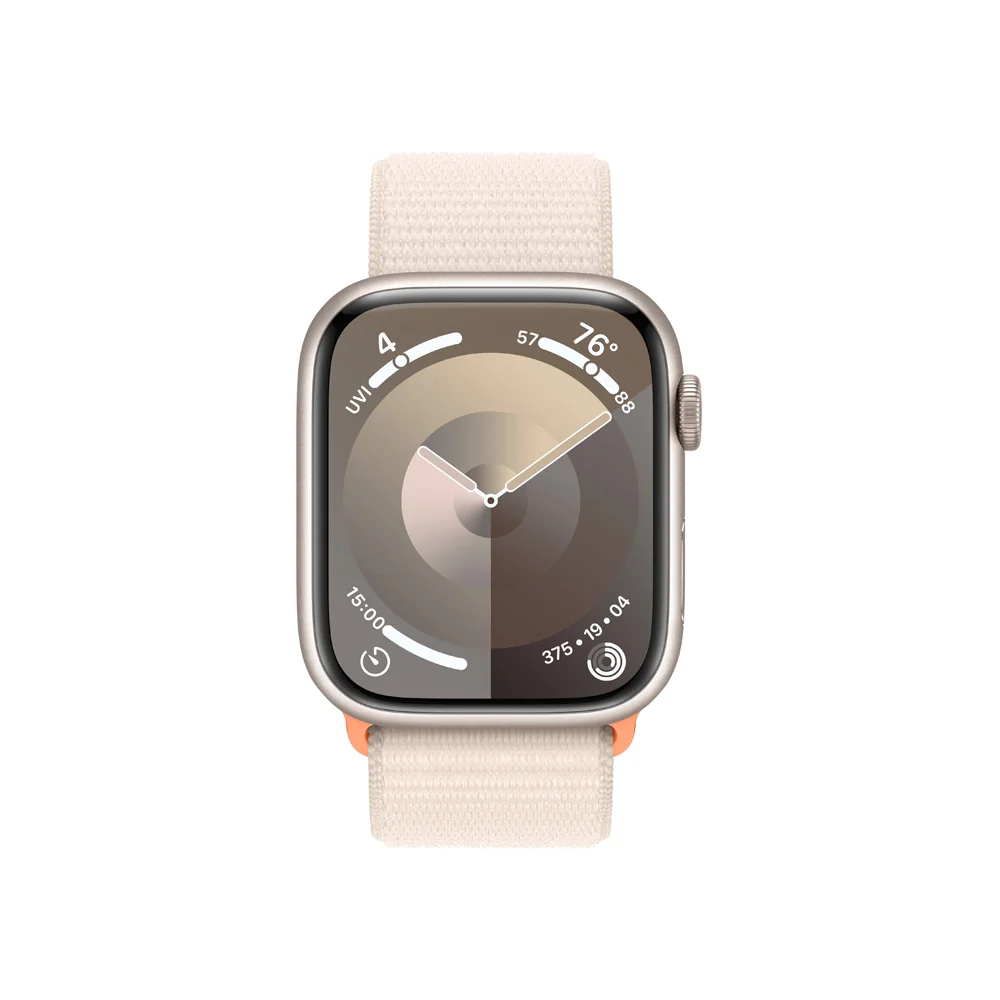 Apple Watch S9 45 mm sport loop smart hodinky Starlight