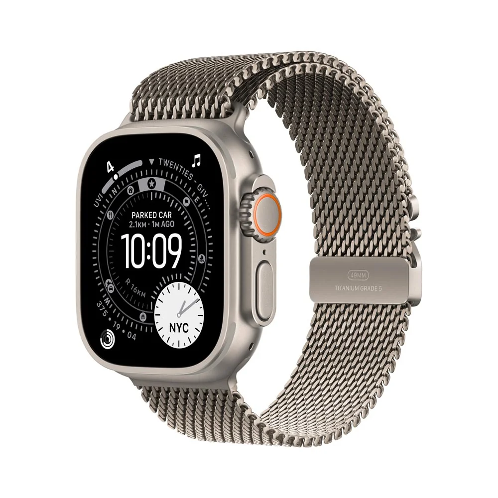 Apple Watch Ultra3 49 mm milánský řemínek L chytré hodinky