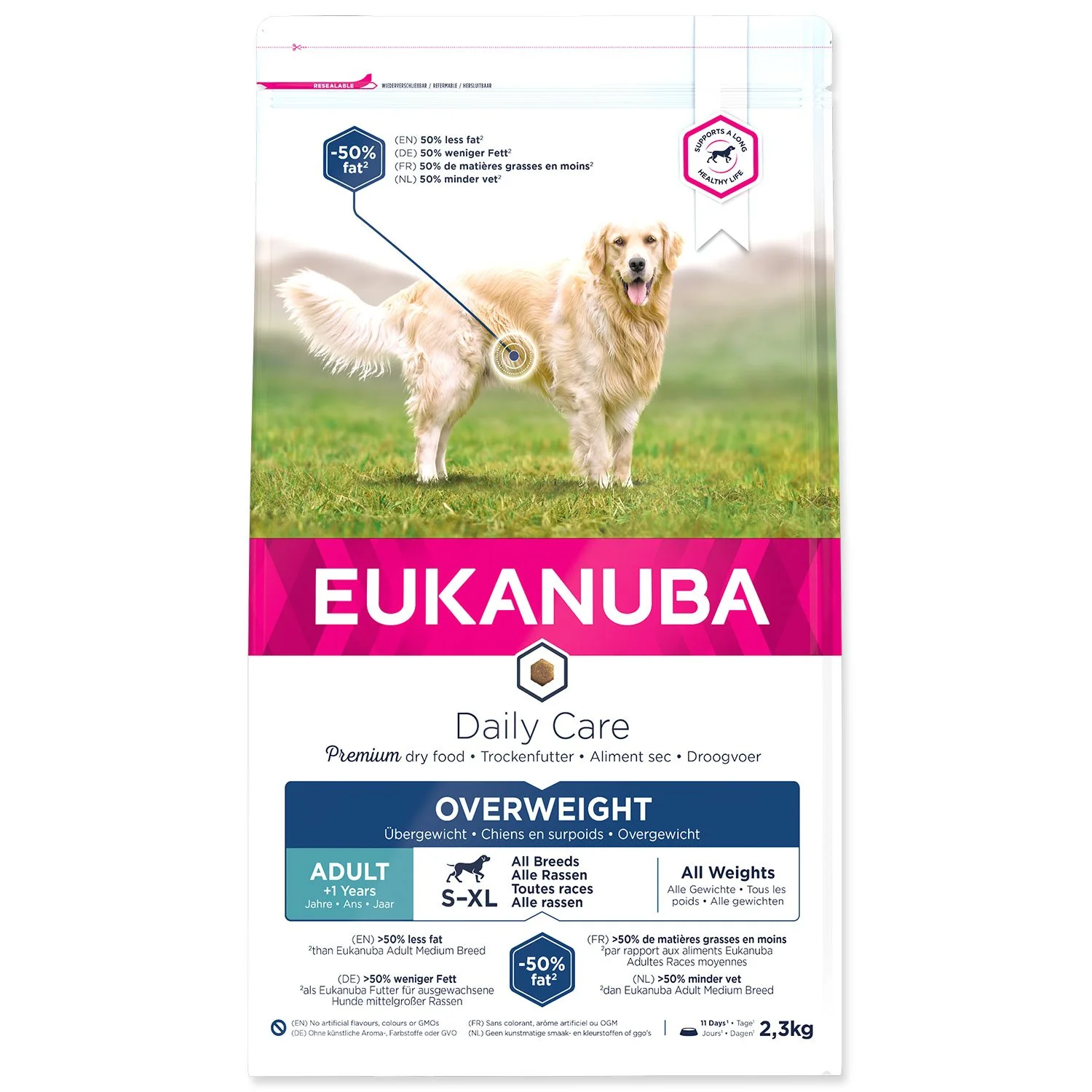 Eukanuba Krmivo Daily Care Excess Weight 2,3kg