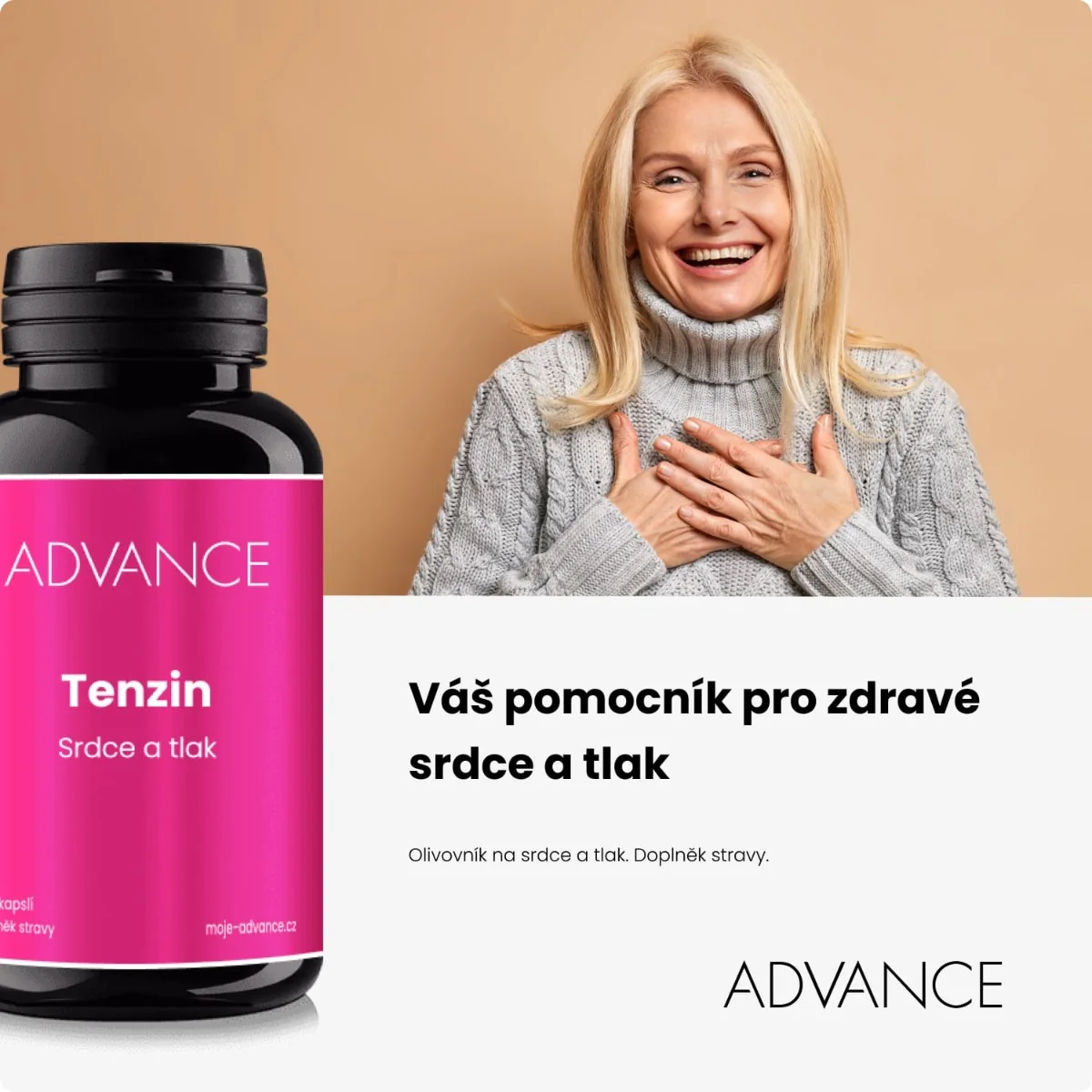 ADVANCE Tenzin srdce a tlak 60 kapslí