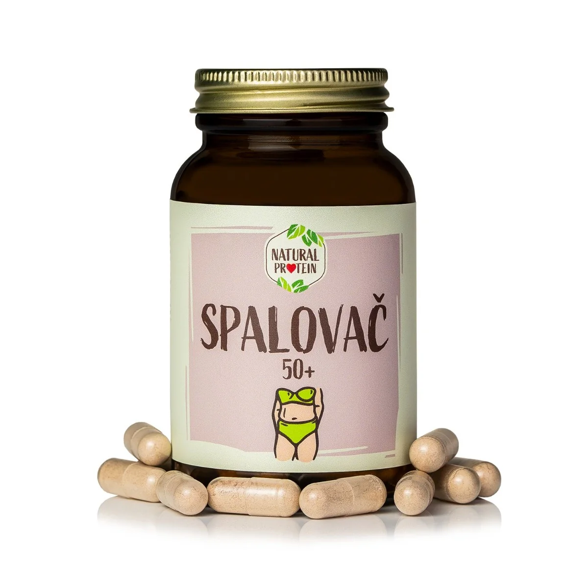 NaturalProtein Spalovač 50+ 60 kapslí