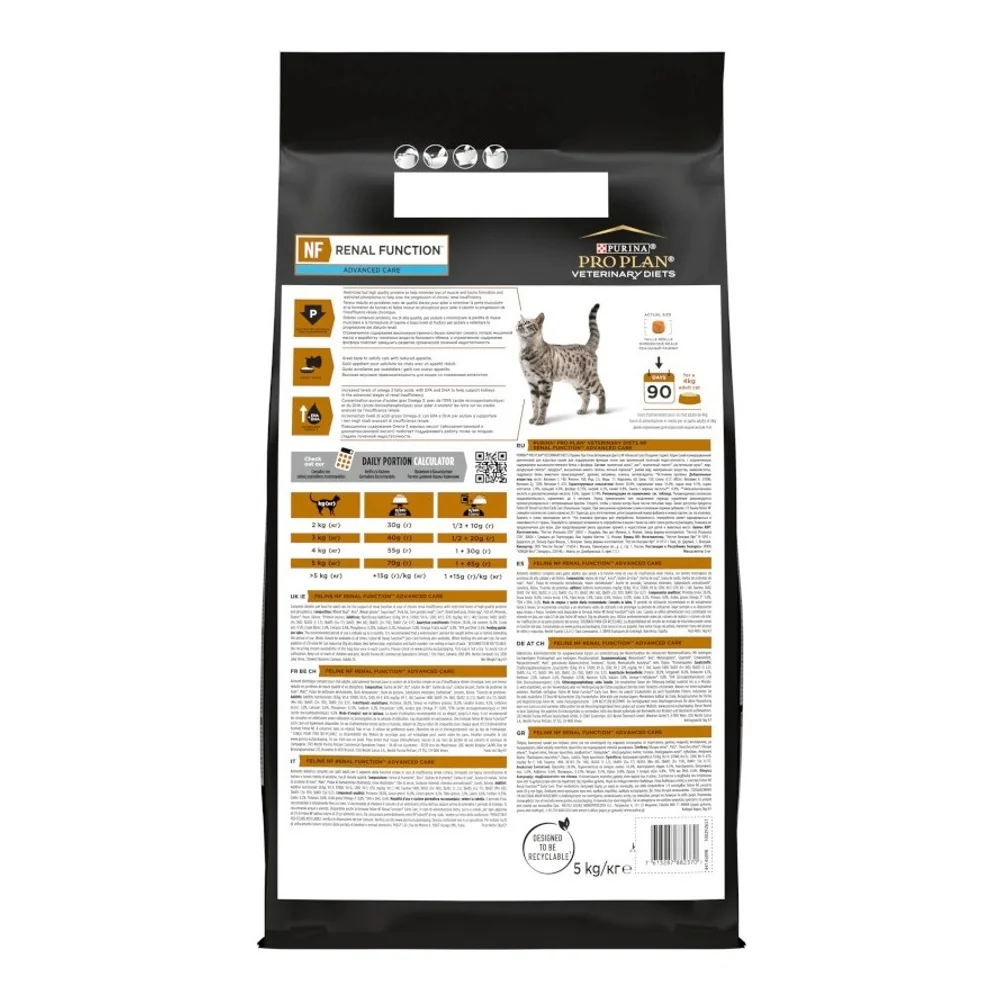 PURINA Pro Plan Veterinary Diets NF Renal Function granule pro kočky 5 kg