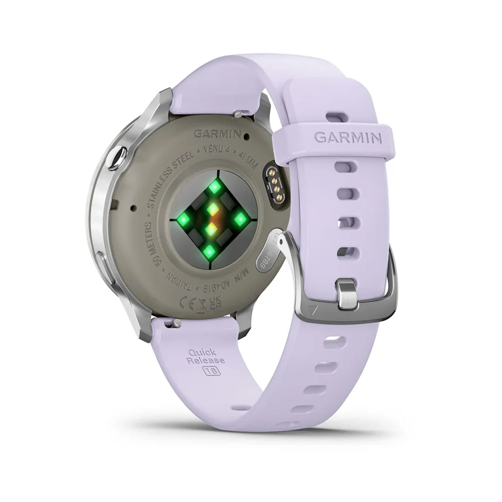 Garmin Venu 4 41 mm chytré hodinky Silver/Periwinkle