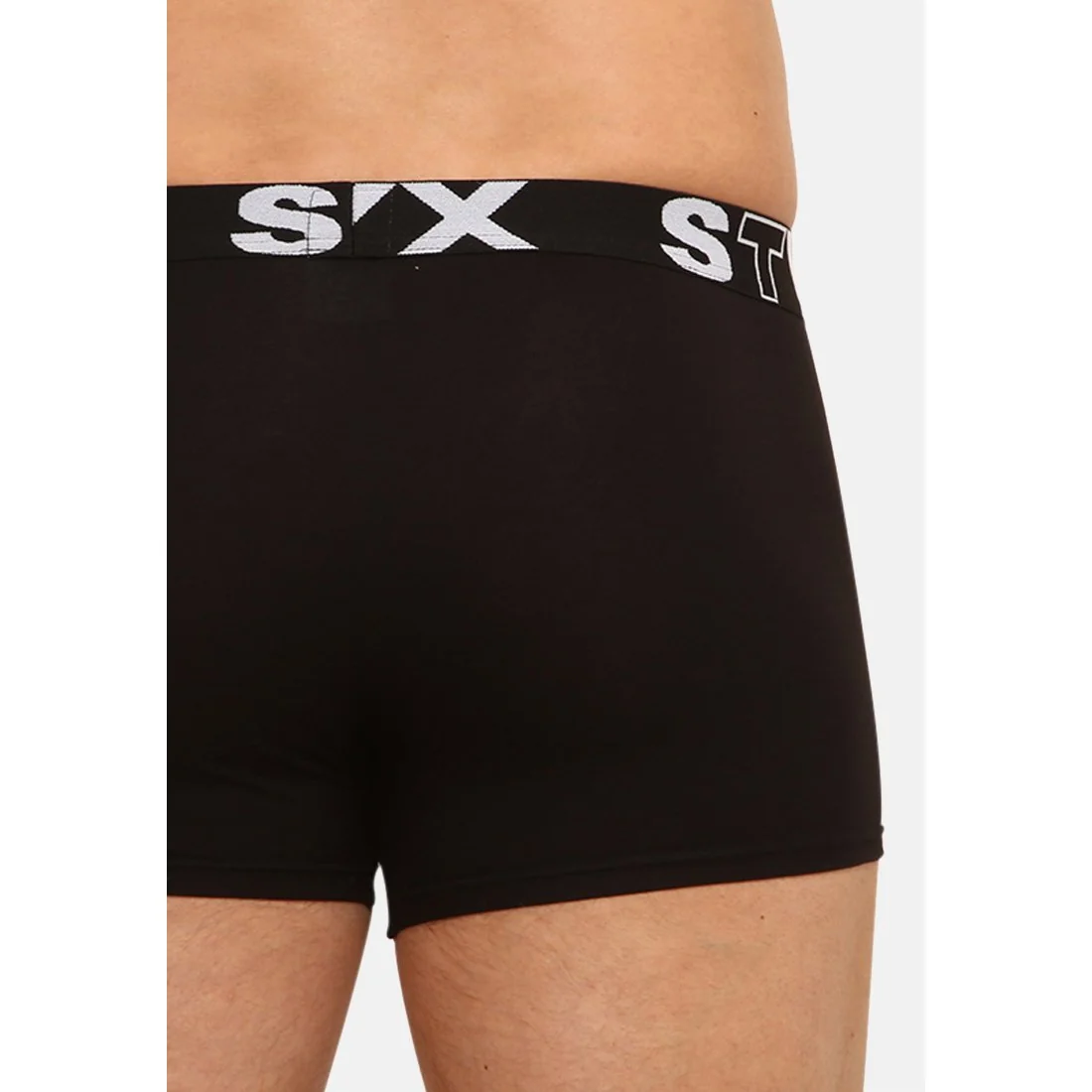 Styx Pánské boxerky sportovní guma černé (G960) XXL 