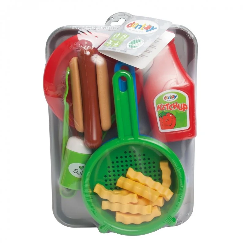 DANTOY Classic sada s tácem Hotdog 22ks 24m+
