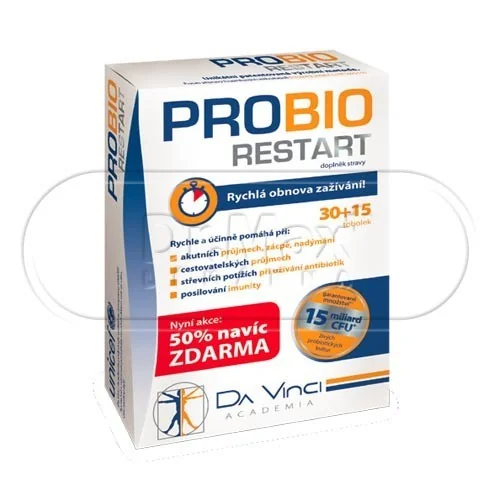 Probio Restart Da Vinci Academia tob.30+15 zdarma