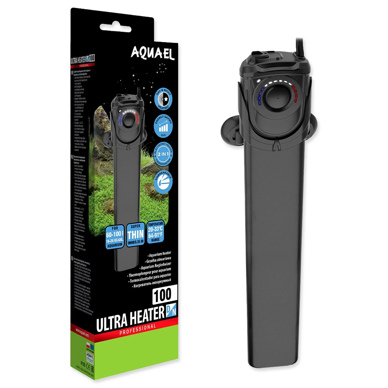 AQUAEL Topítko plastové Ultra Day & Night 100W