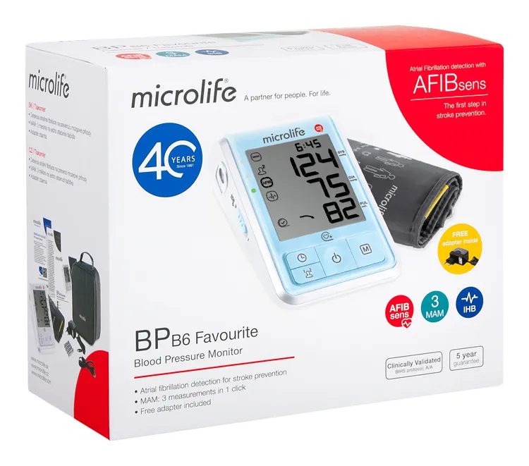 Microlife BP B6 Favourite digitální tlakoměr modrý
