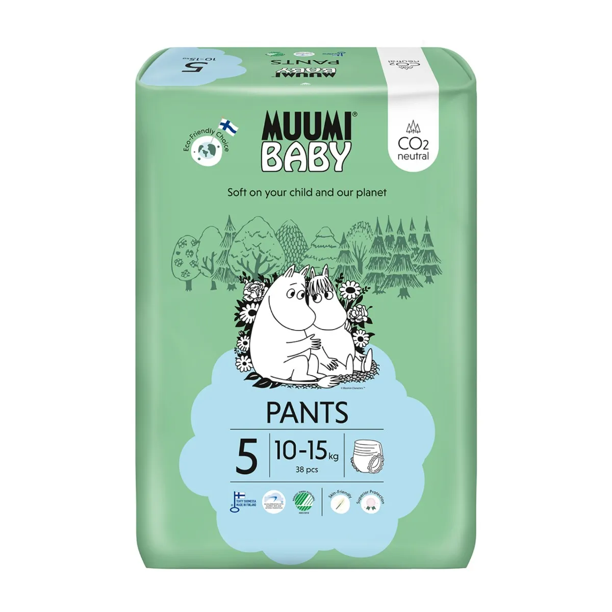 Muumi Baby Pants 5 Maxi+ 10–15 kg