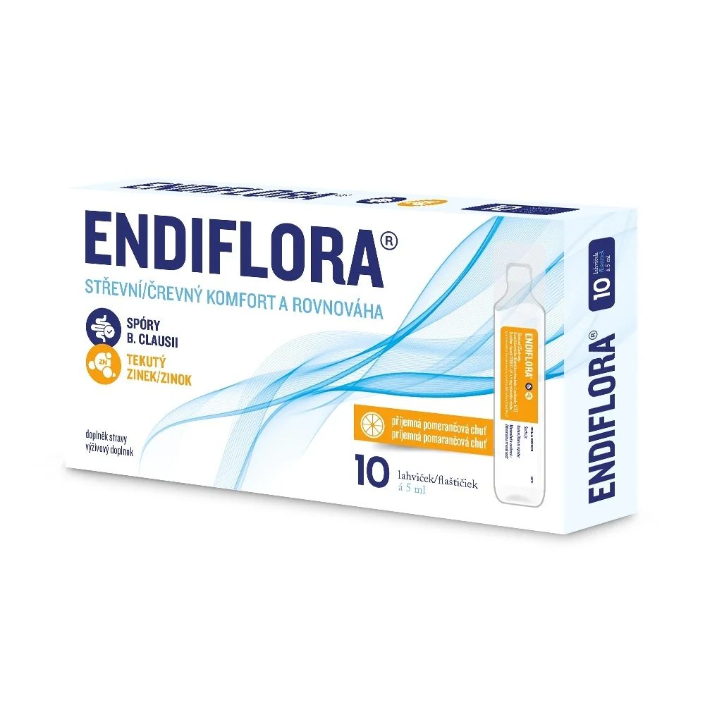 Endiflora střevní komfort a rovnováha 10x5 ml