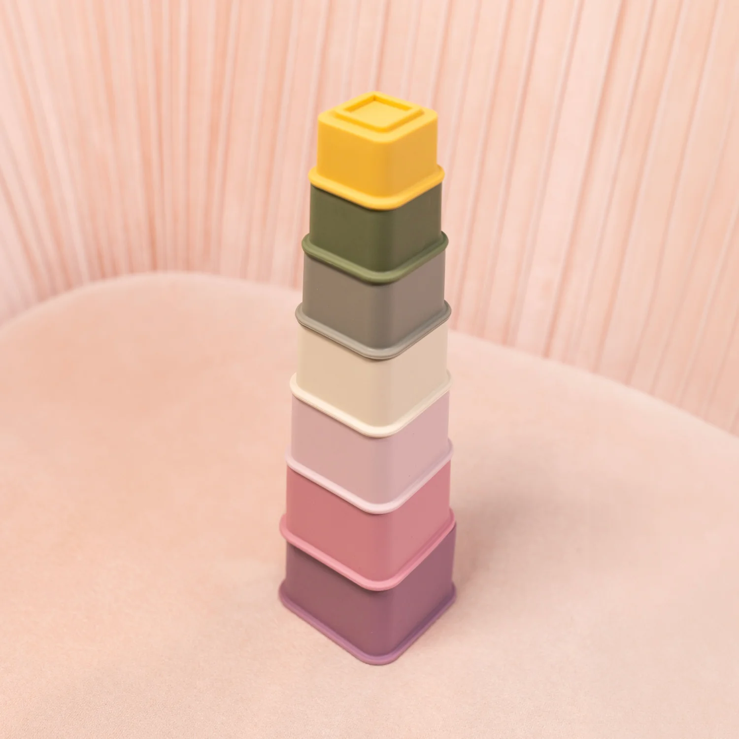Zopa Silikonové stohovací kalíšky, Multicolor