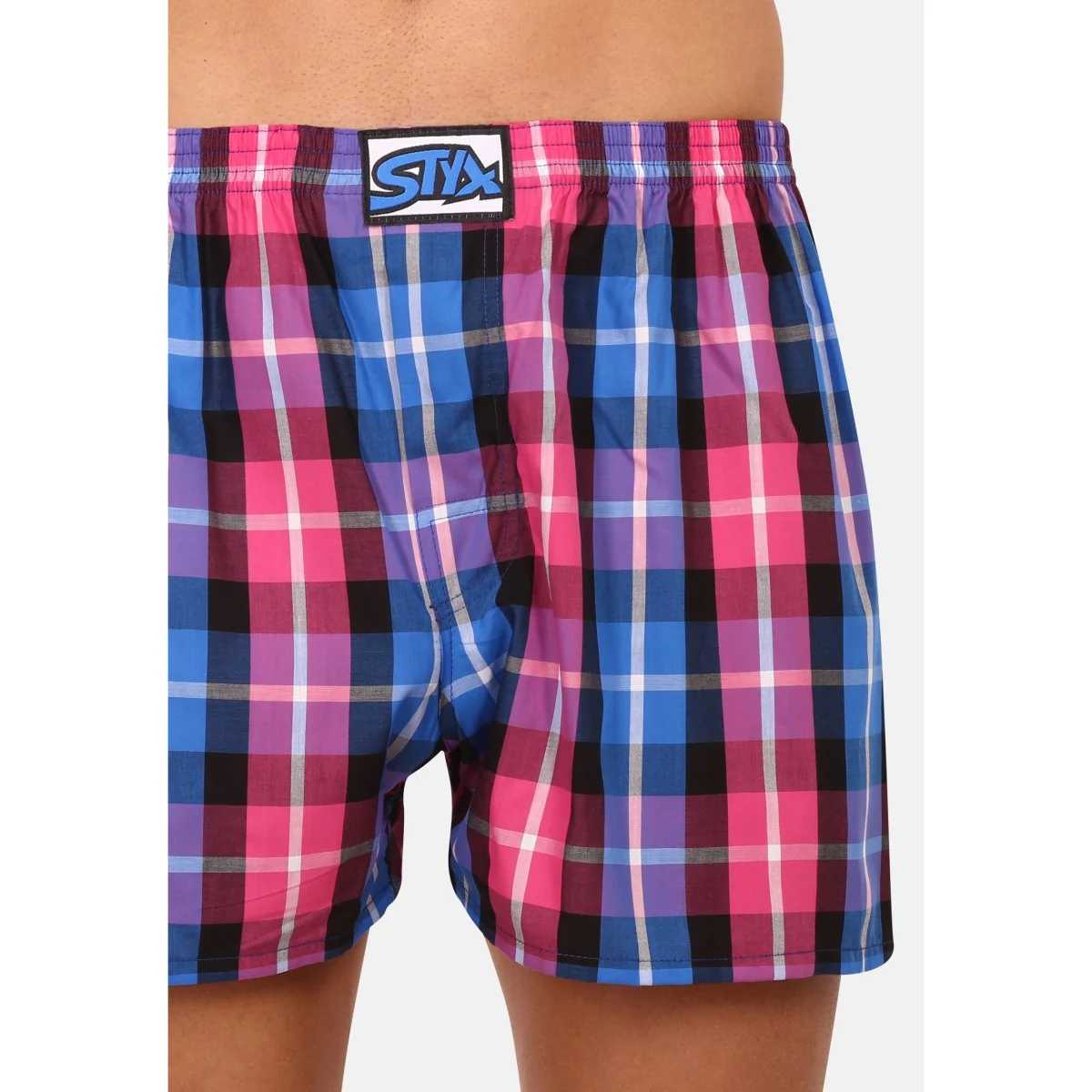 Styx Pánské trenky klasická guma vícebarevné (A932) XL