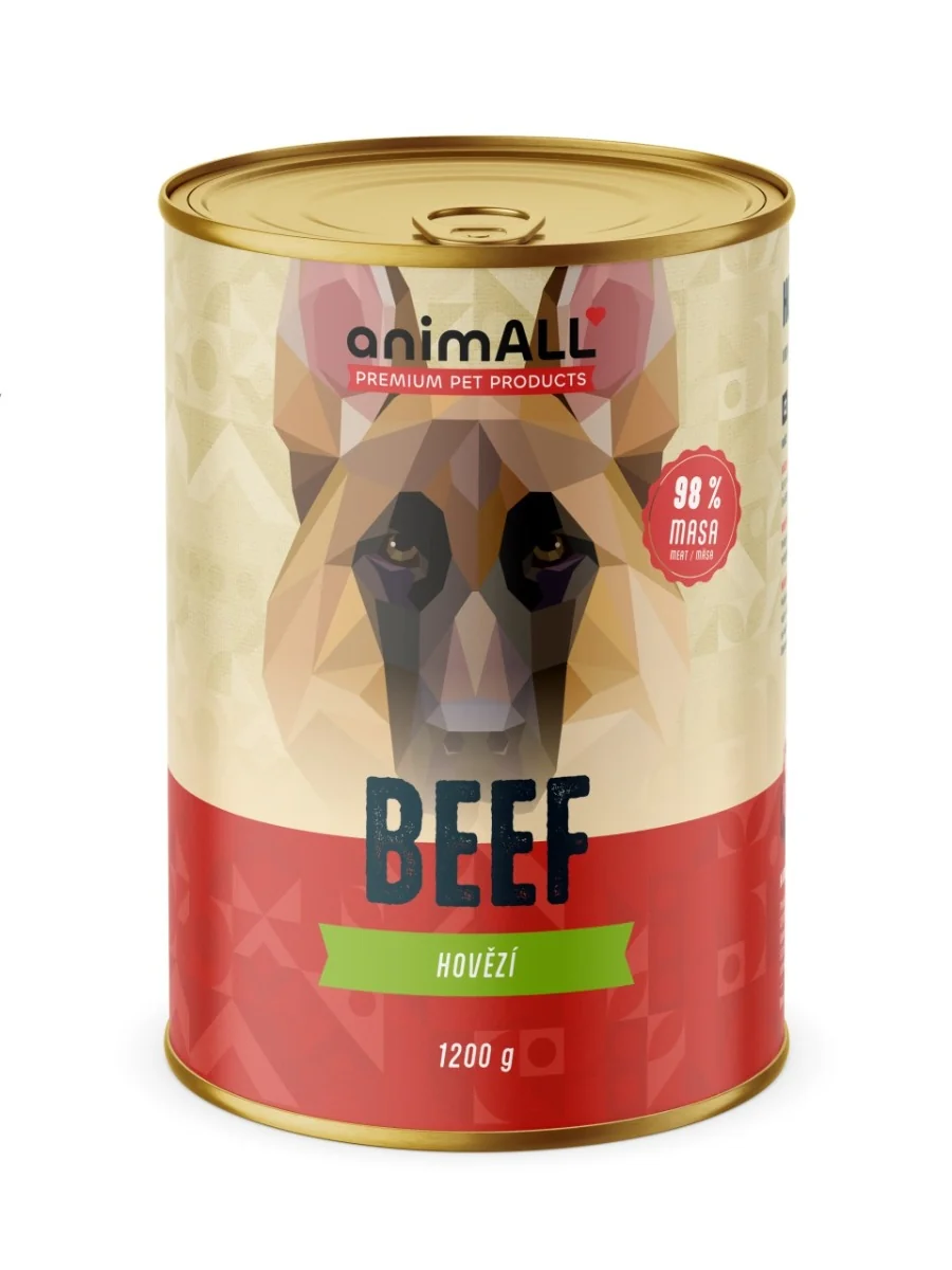 animALL Hovězí konzerva pro psy 1200 g