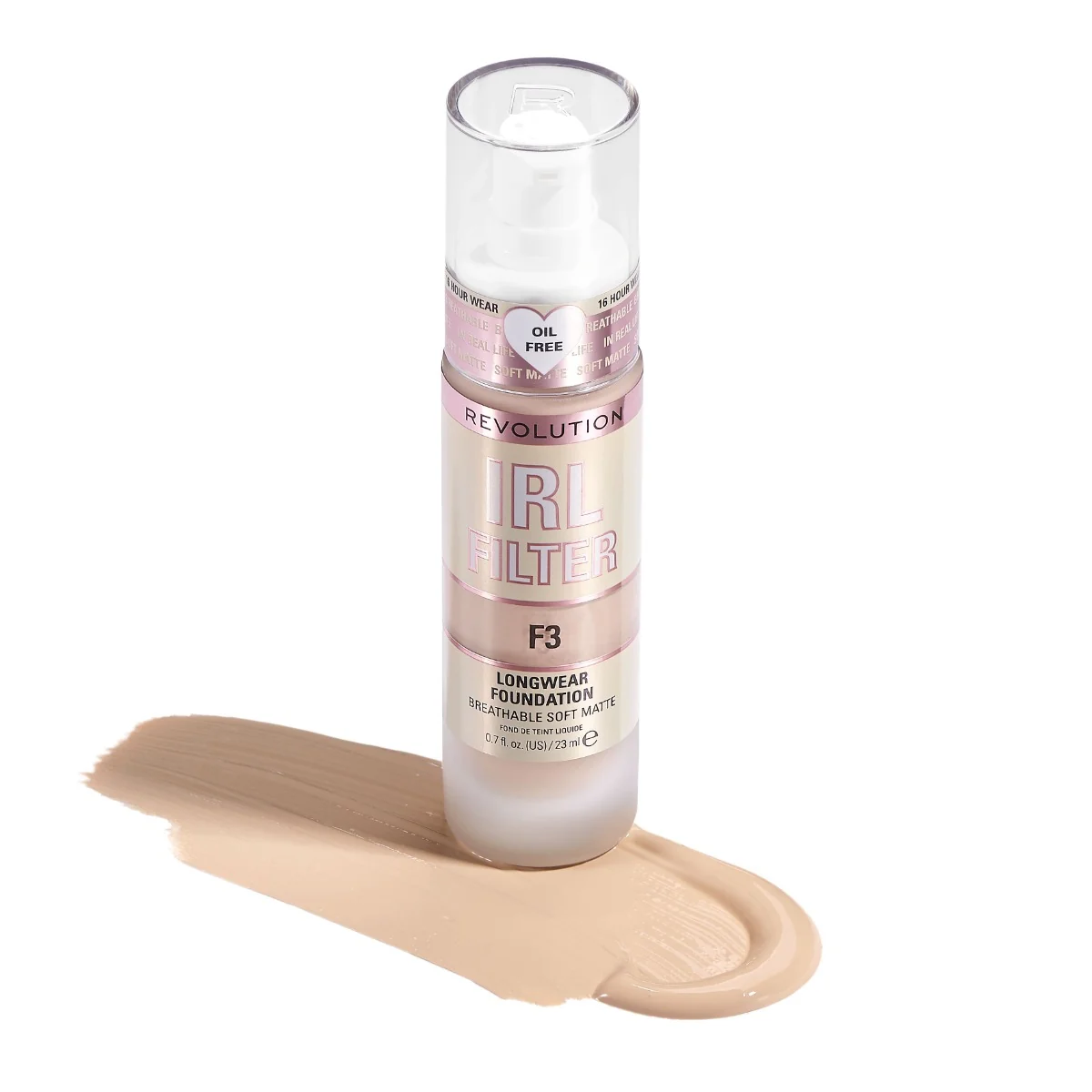 Makeup Revolution IRL Filter Longwear Foundation F3 make-up 23 ml