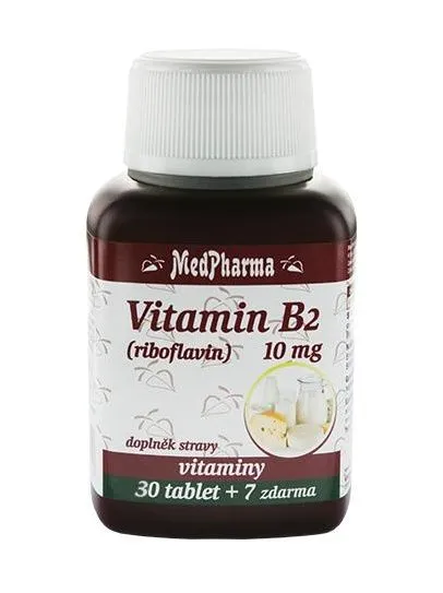 Medpharma Vitamin B2 (riboflavin) 10 mg 37 tablet