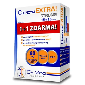 Coenzym EXTRA! Strong 60mg DaVinci tob.15+15 ZDARMA 