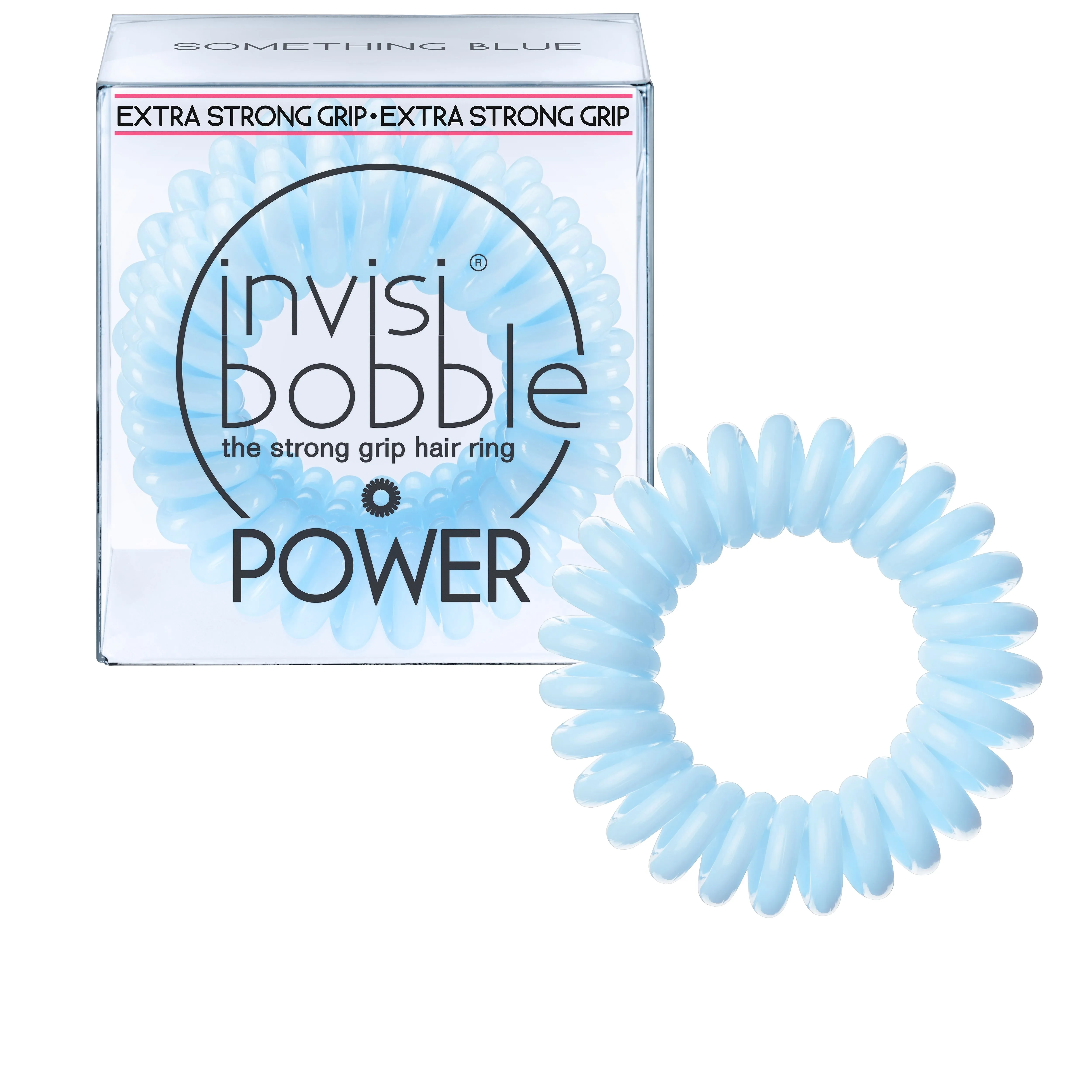 Invisibobble POWER Something Blue gumička do vlasů 3ks