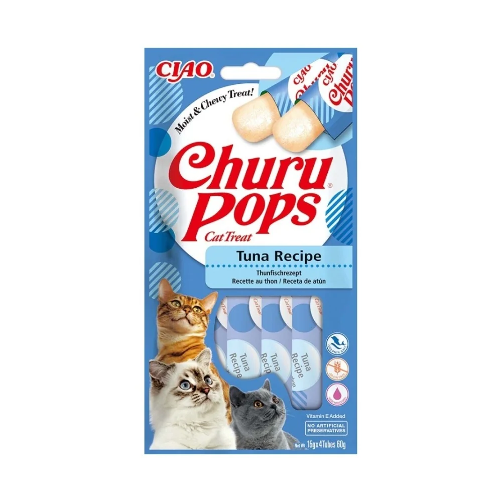 Ciao Churu Pops cat snack tuňák 4x15 g