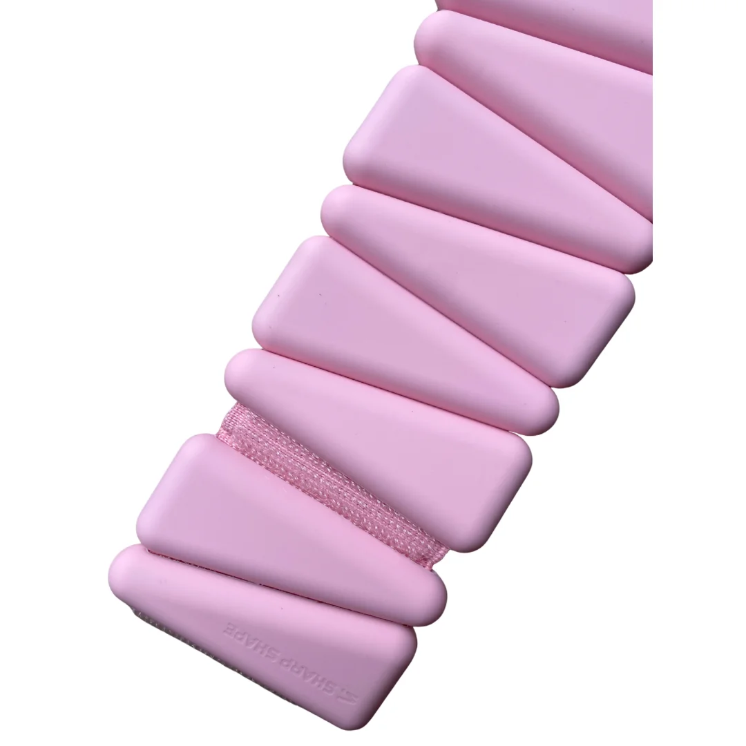 SharpShape Silikonové závaží 2X0,5 kg růžová