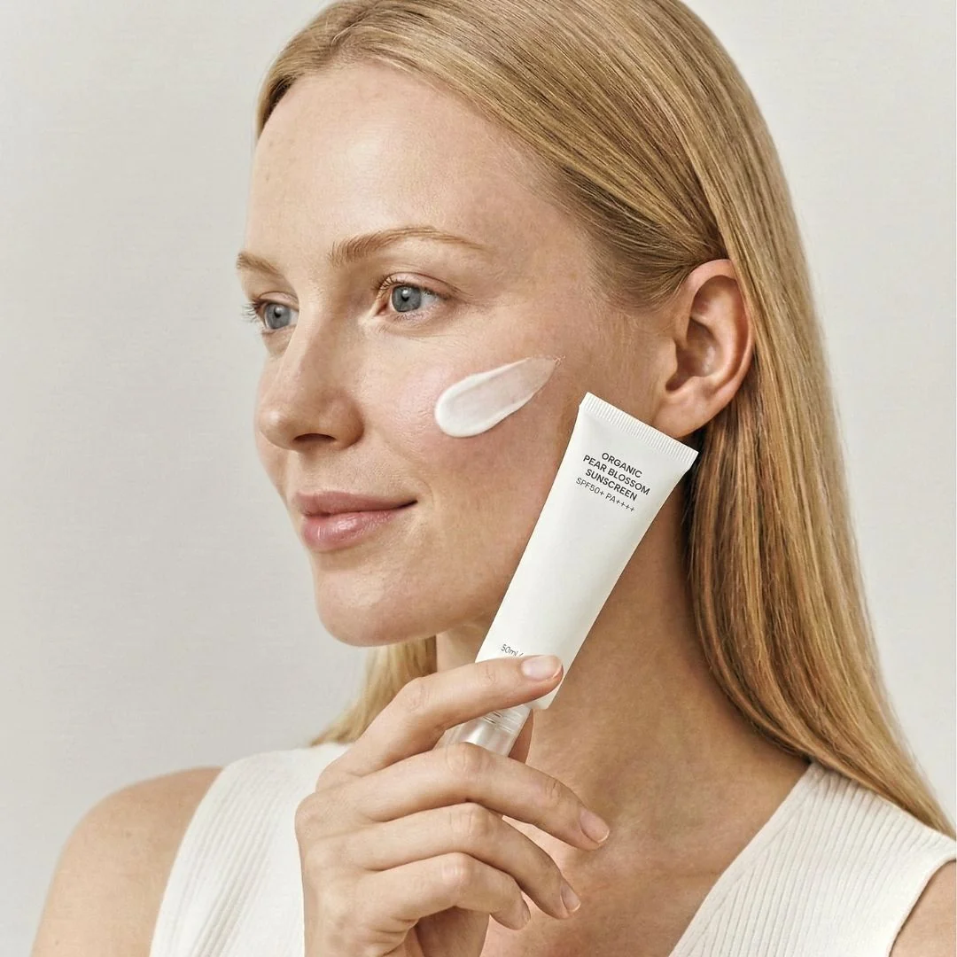 Whamisa BIO Opalovací krém z hruškových květů SPF50+ PA++++ 50 ml