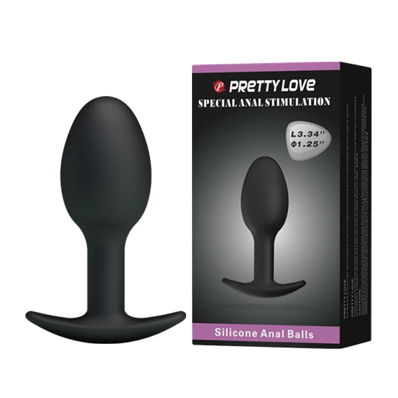 Pretty Love Pretty Love Heavy Balls Silicone Butt Plug