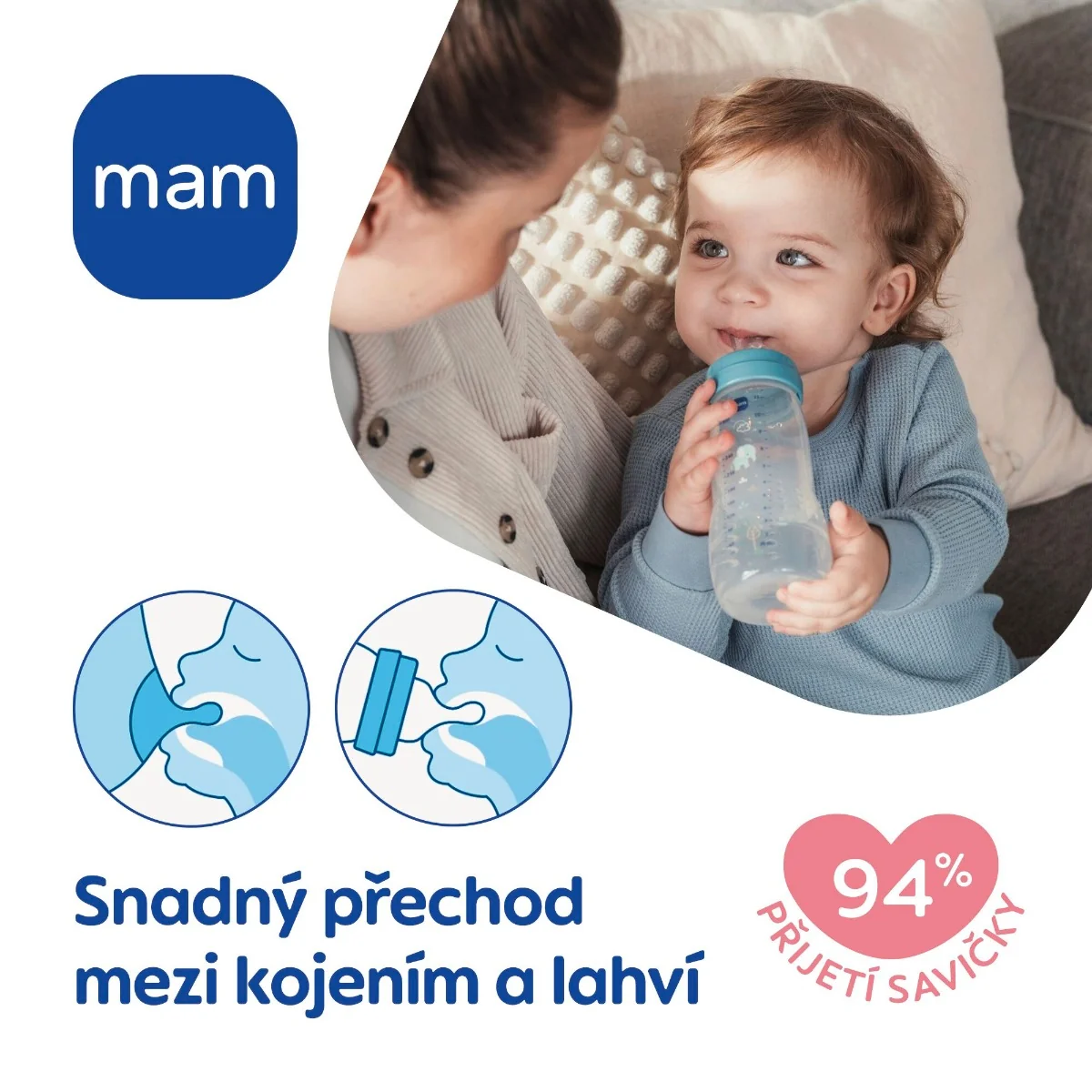 MAM Láhev Baby Bottle 330 ml 2 ks fialová